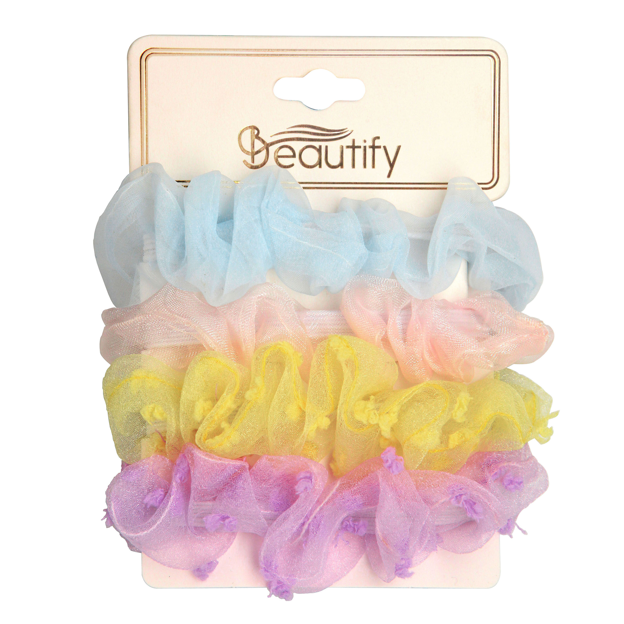 4pc transparent chiffon  twister