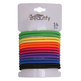 14pcs colorful metal-free elastics