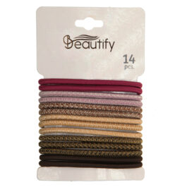 14pcs heather  elastics