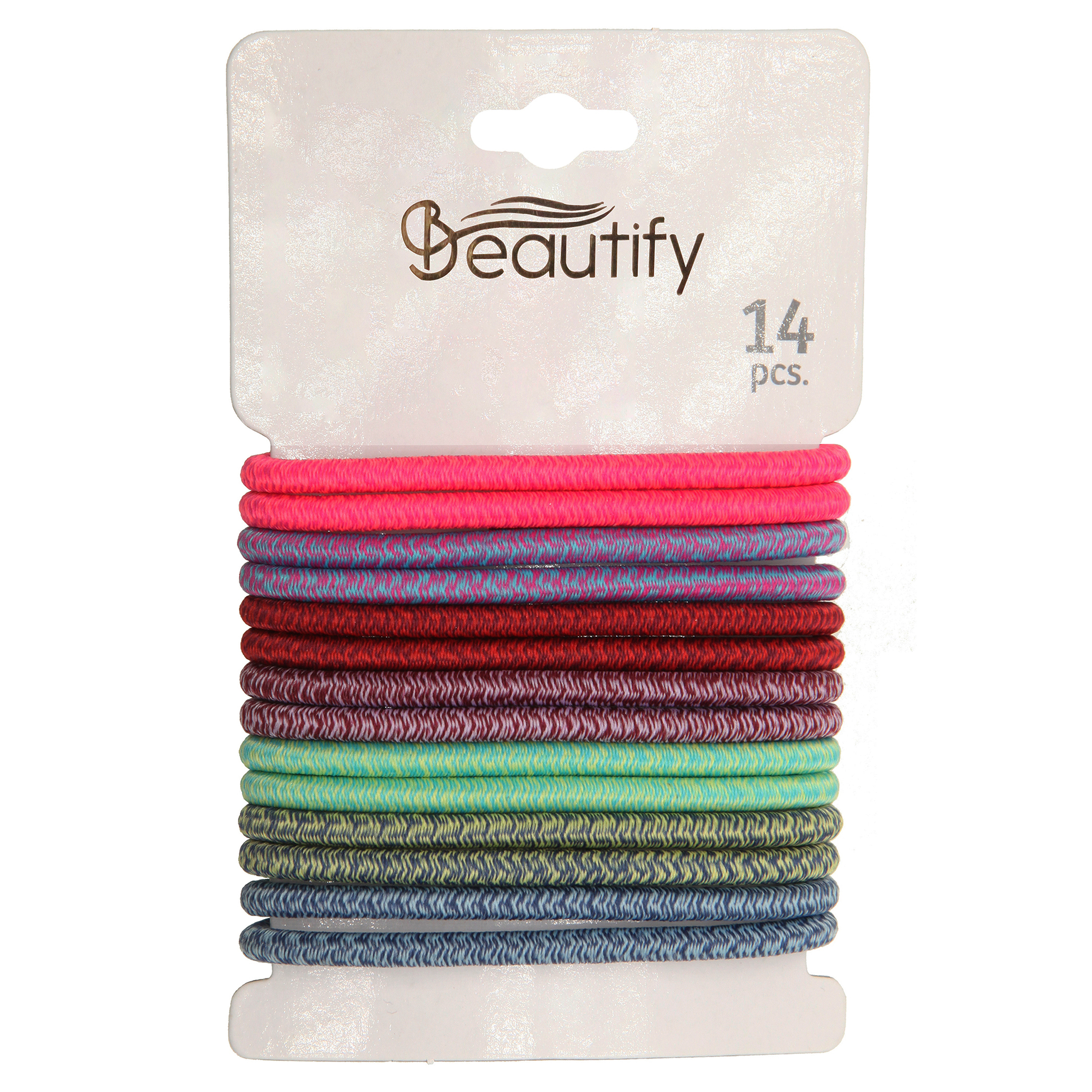 14pcs heather  elastics