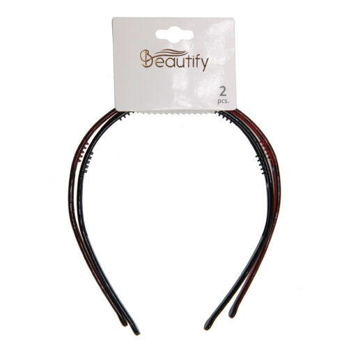 2pcs varnish painted headbands