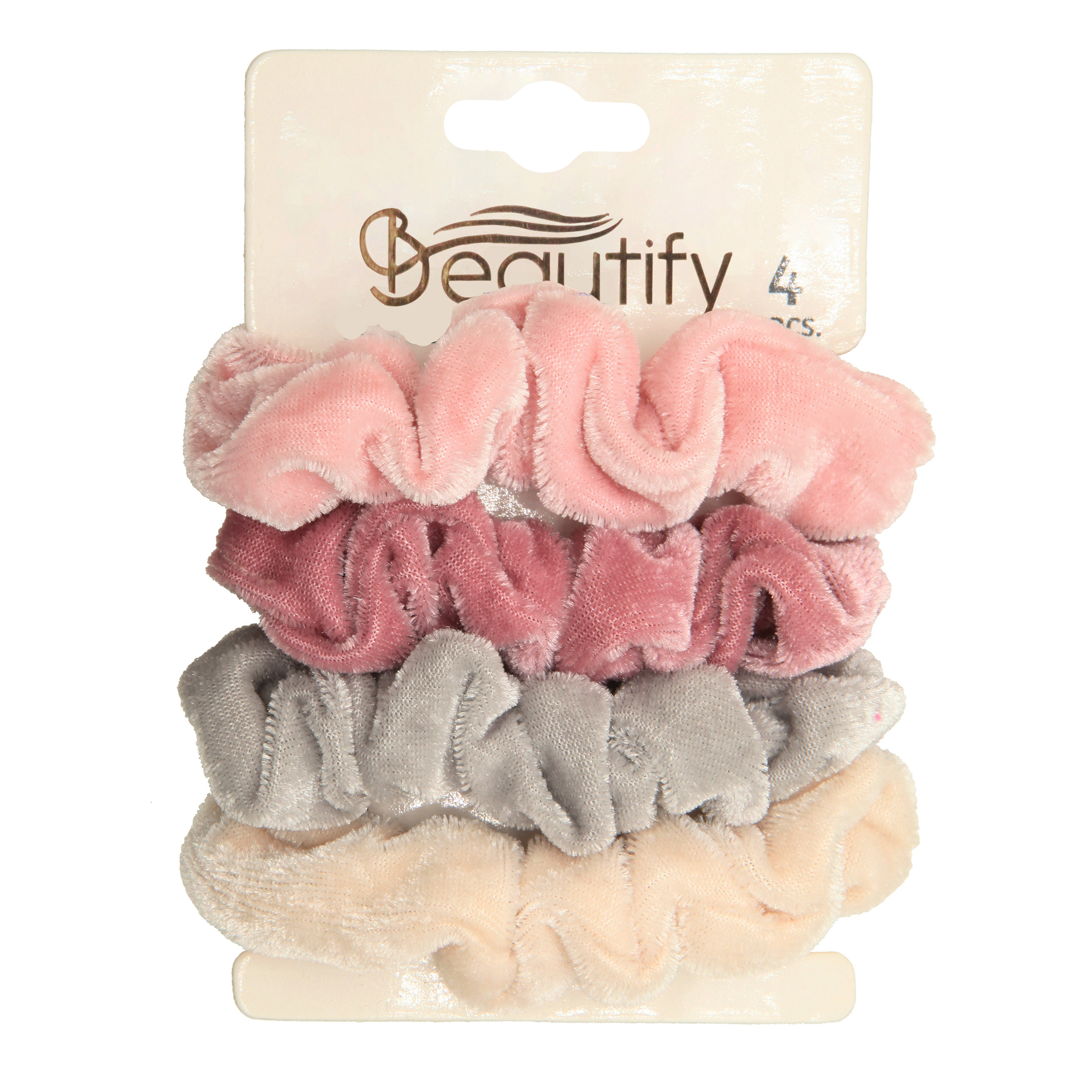 4pcs velvet scrunchies