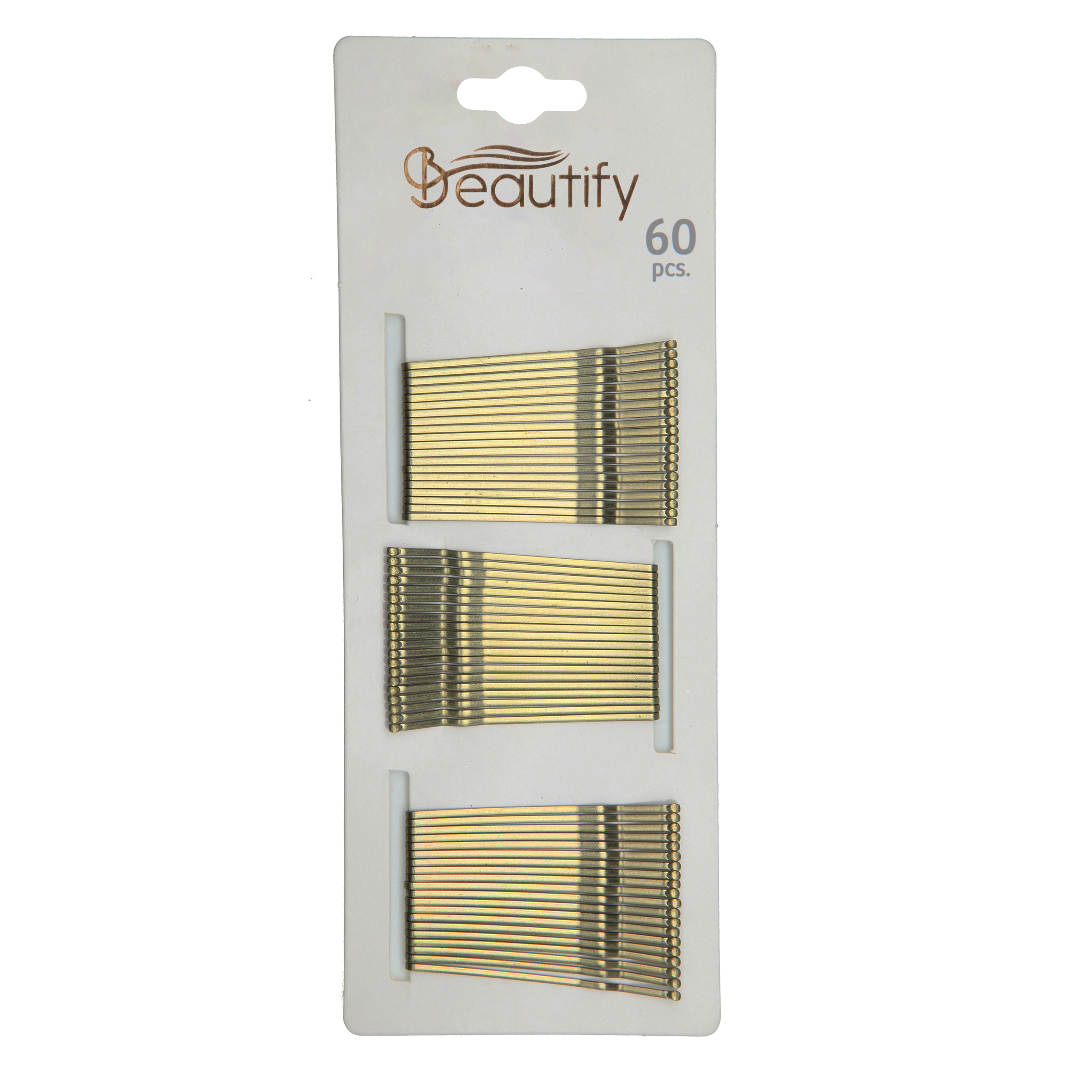 60pcs 5cm golden bobby pins