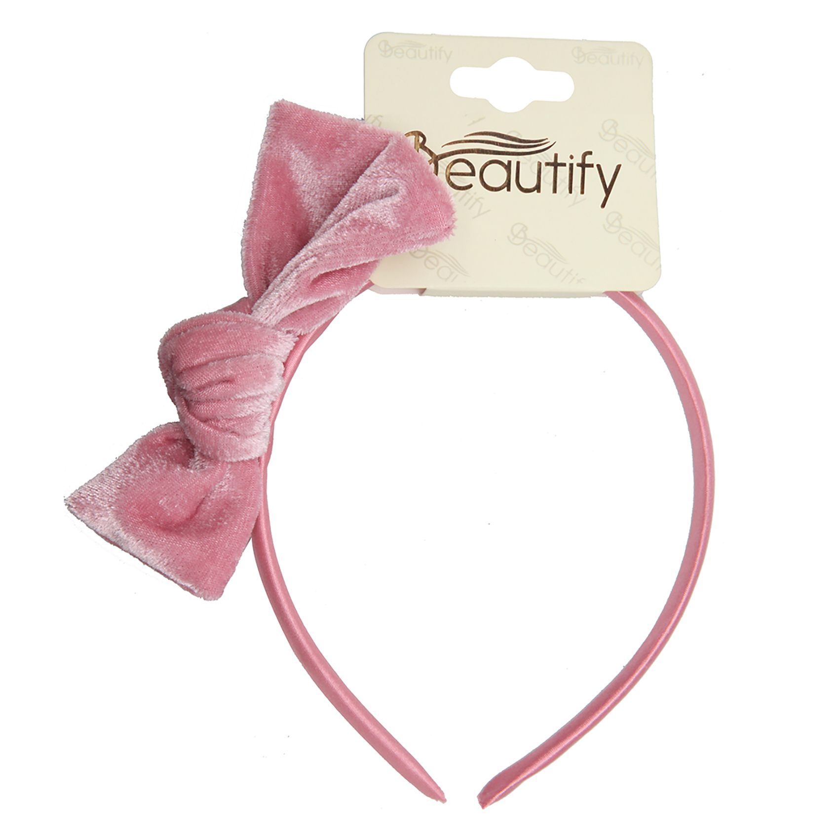 VELVET BOW HEADBAND FOR CHILDREN