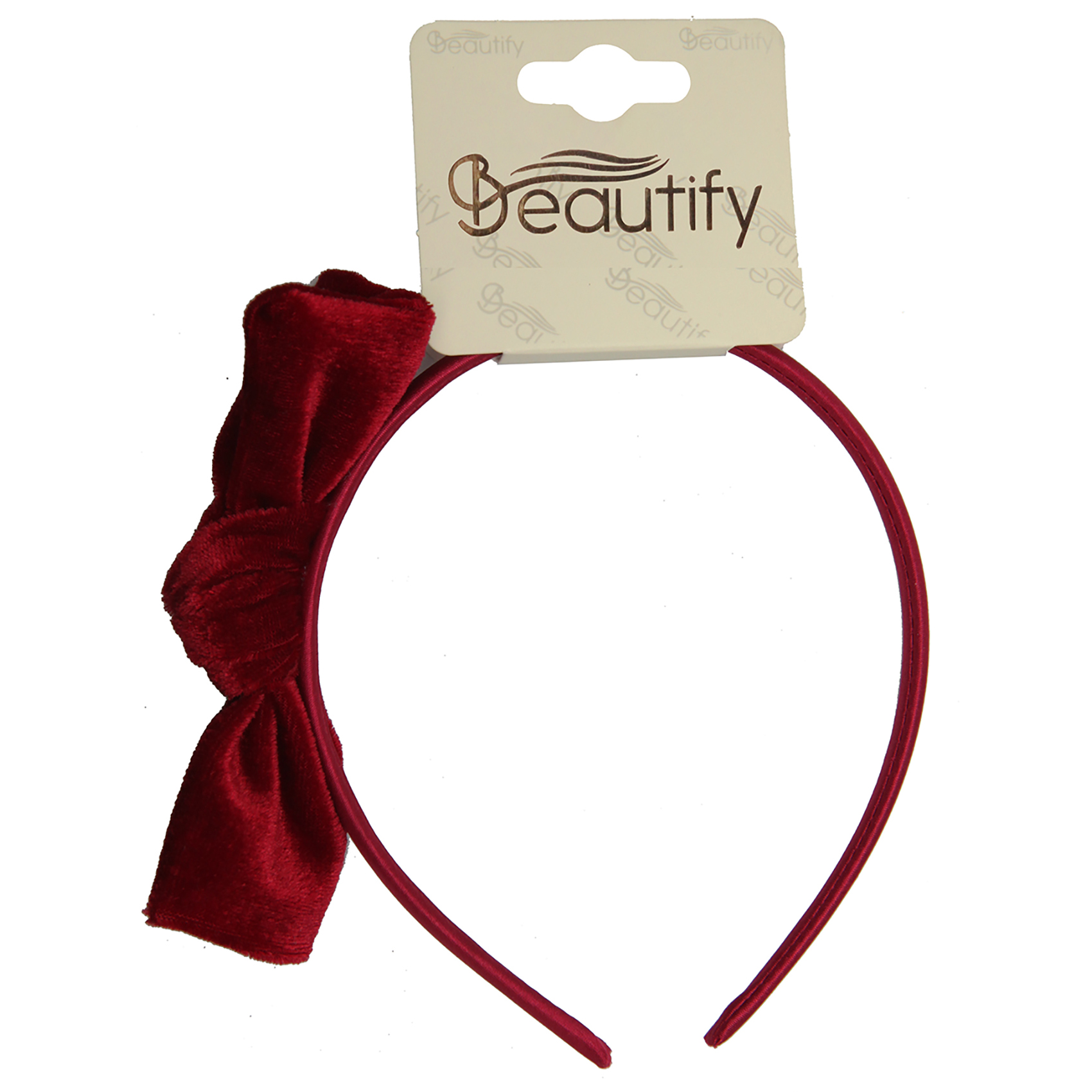 VELVET BOW HEADBAND FOR CHILDREN