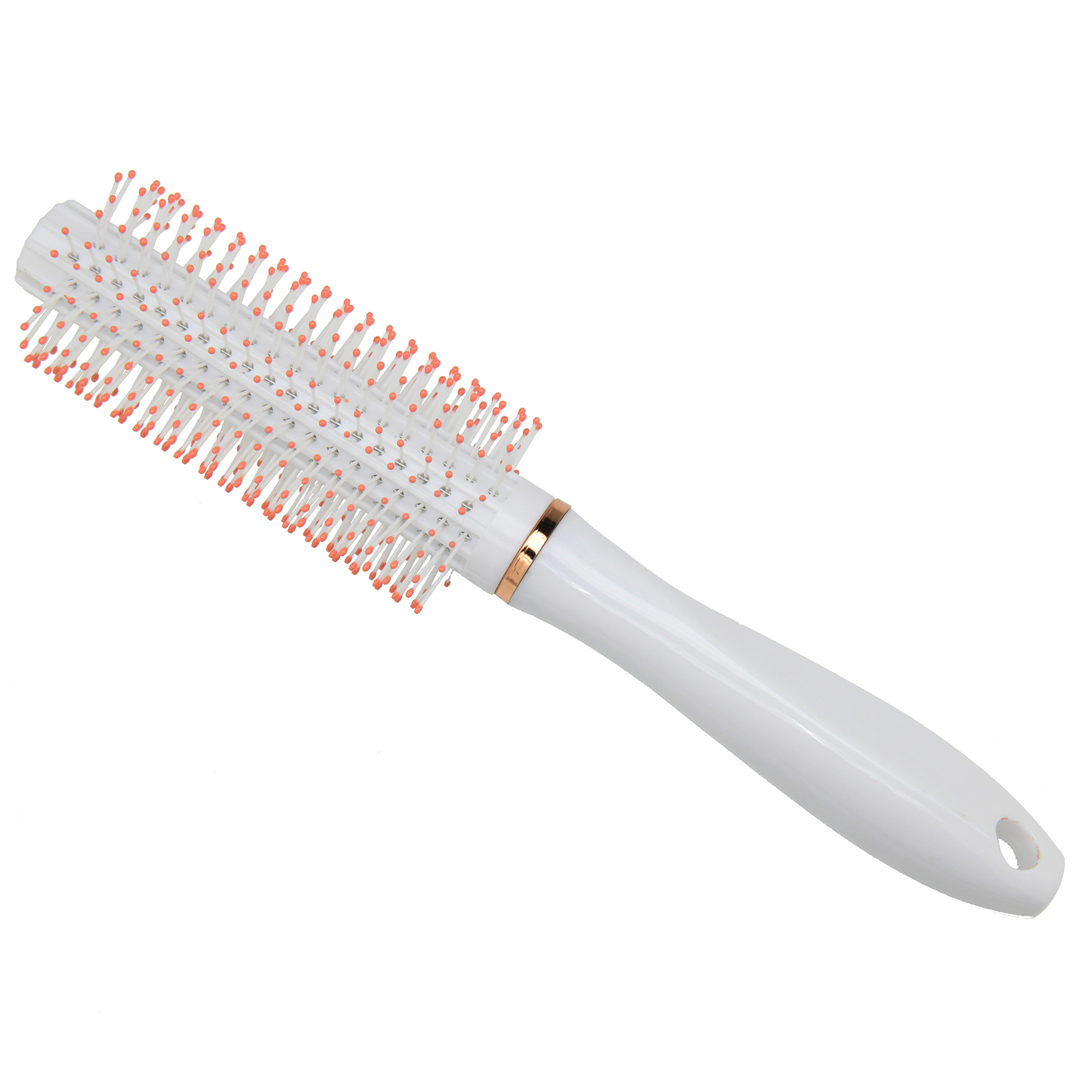 SALON QUALITY WHITE/ROSE ROUND BRUSH