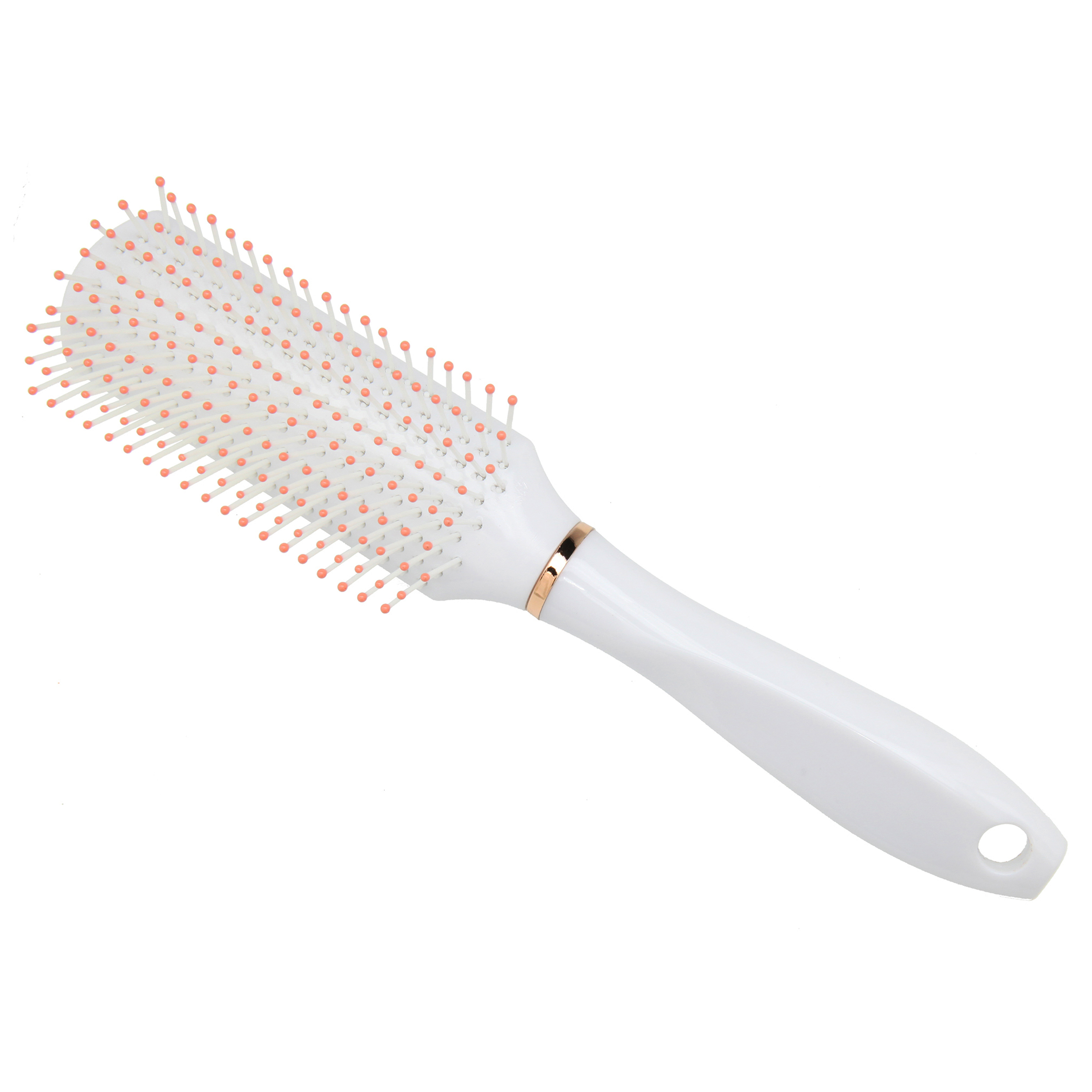 SALON QUALITY WHITE/ROSE REC BRUSH