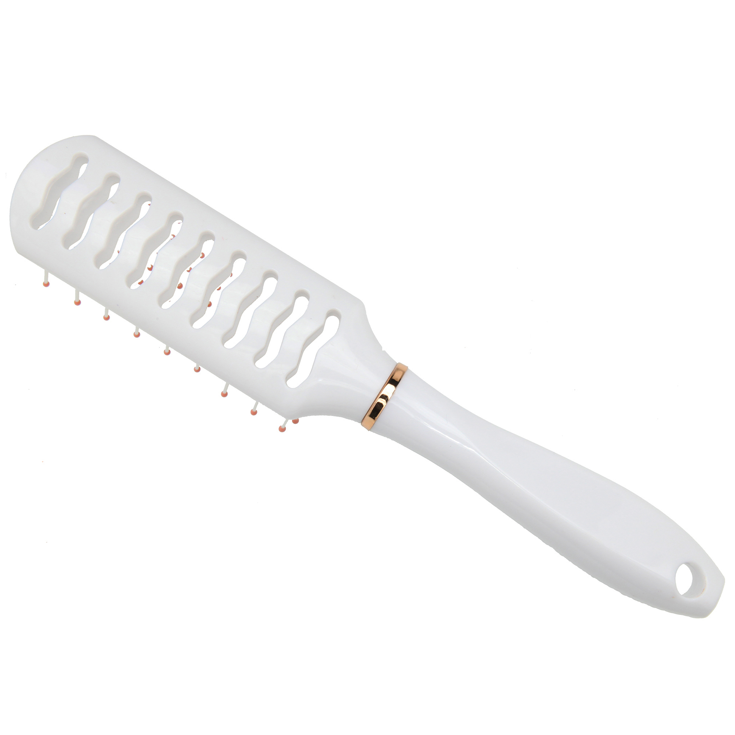 SALON QUALITY WHITE/ROSE VENT BRUSH