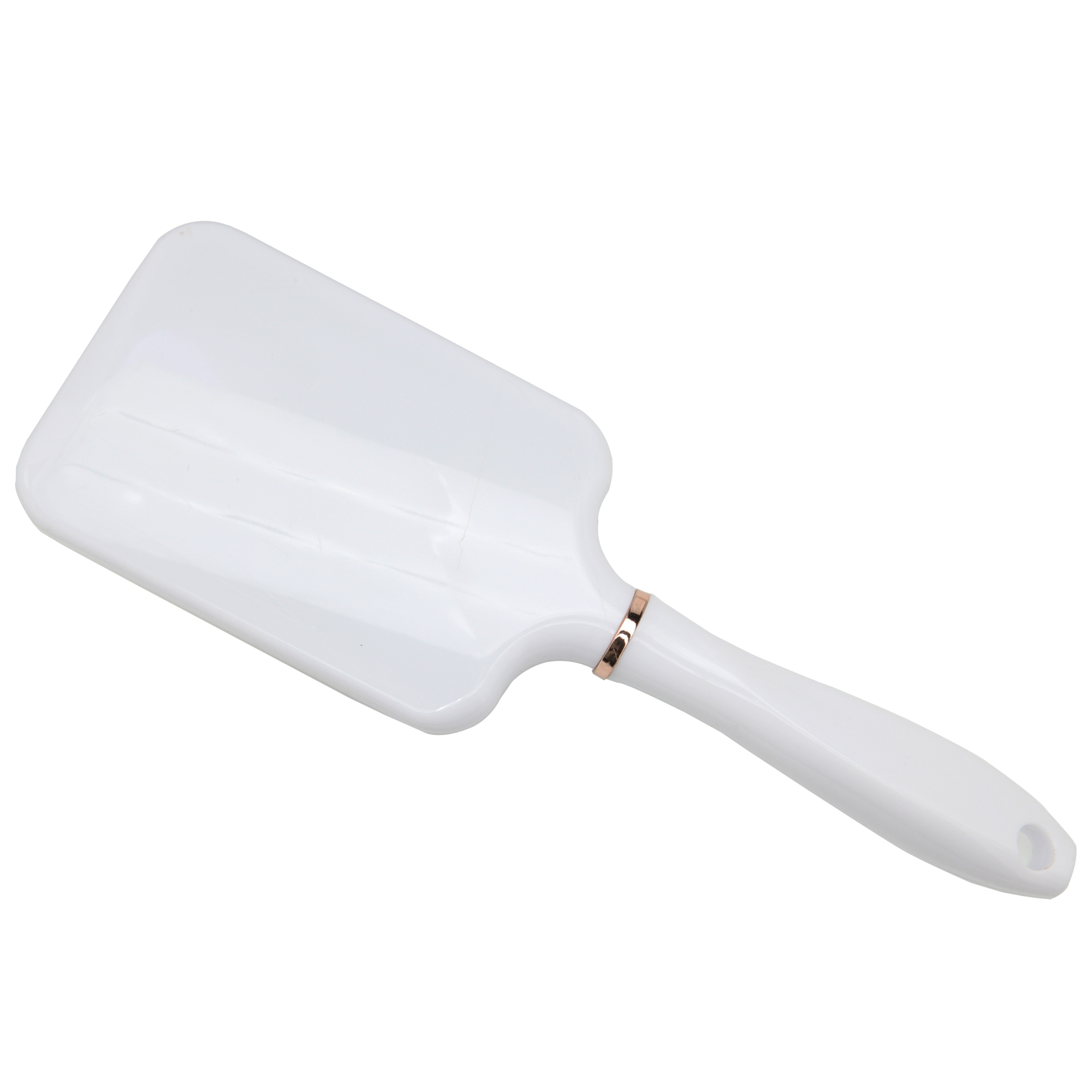 SALON QUALITY WHITE/ROSE PADDLE BRUSH