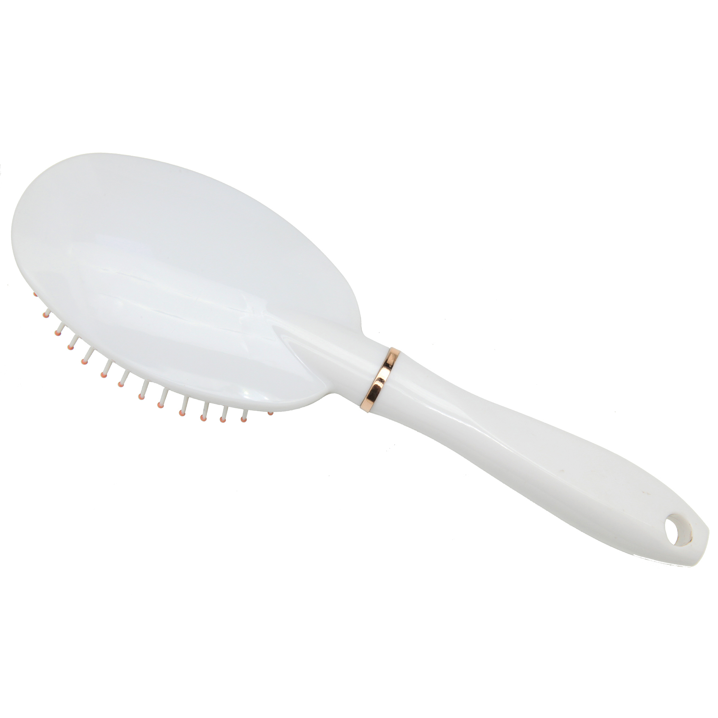 SALON QUALITY WHITE/ROSE OVAL BRUSH