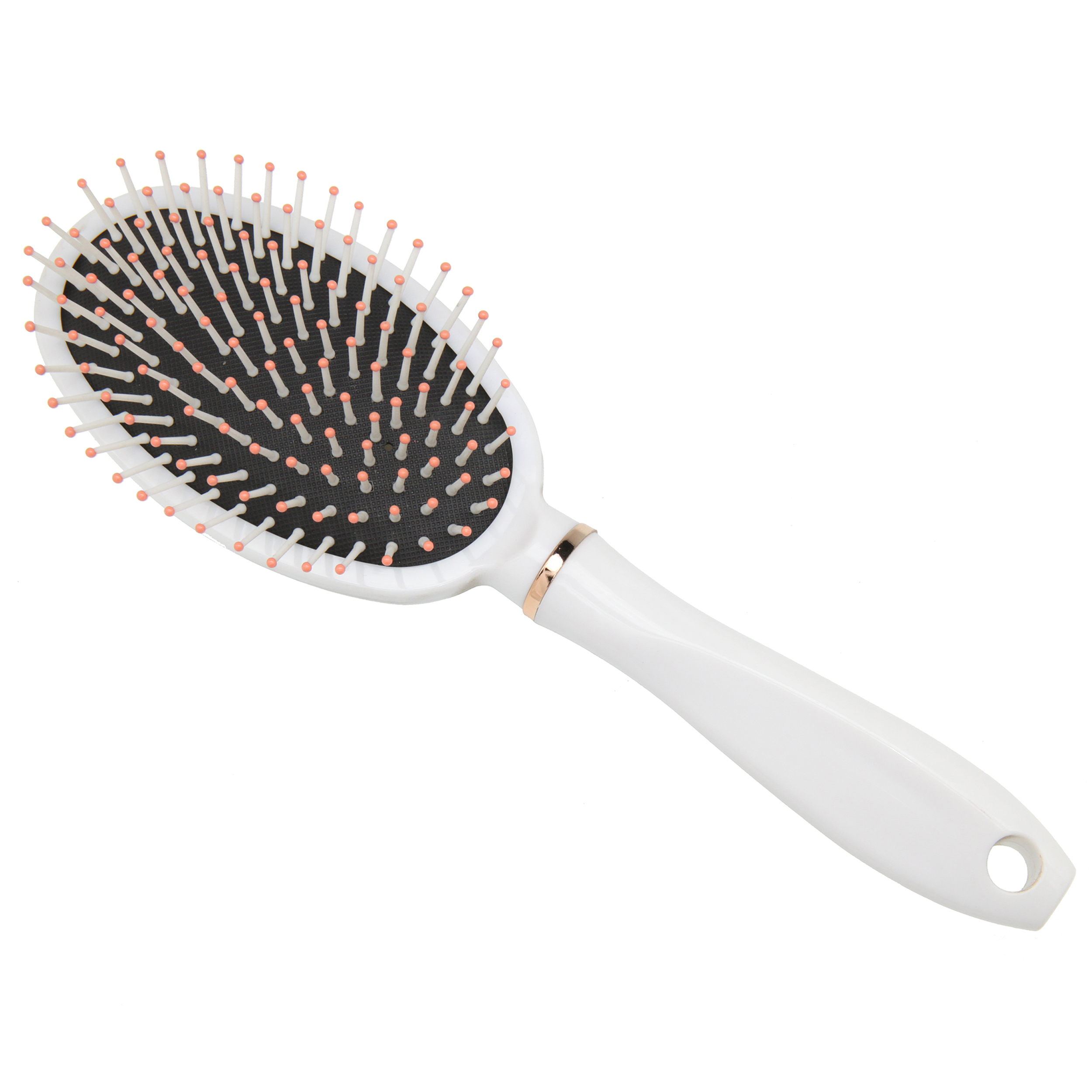 SALON QUALITY WHITE/ROSE OVAL BRUSH