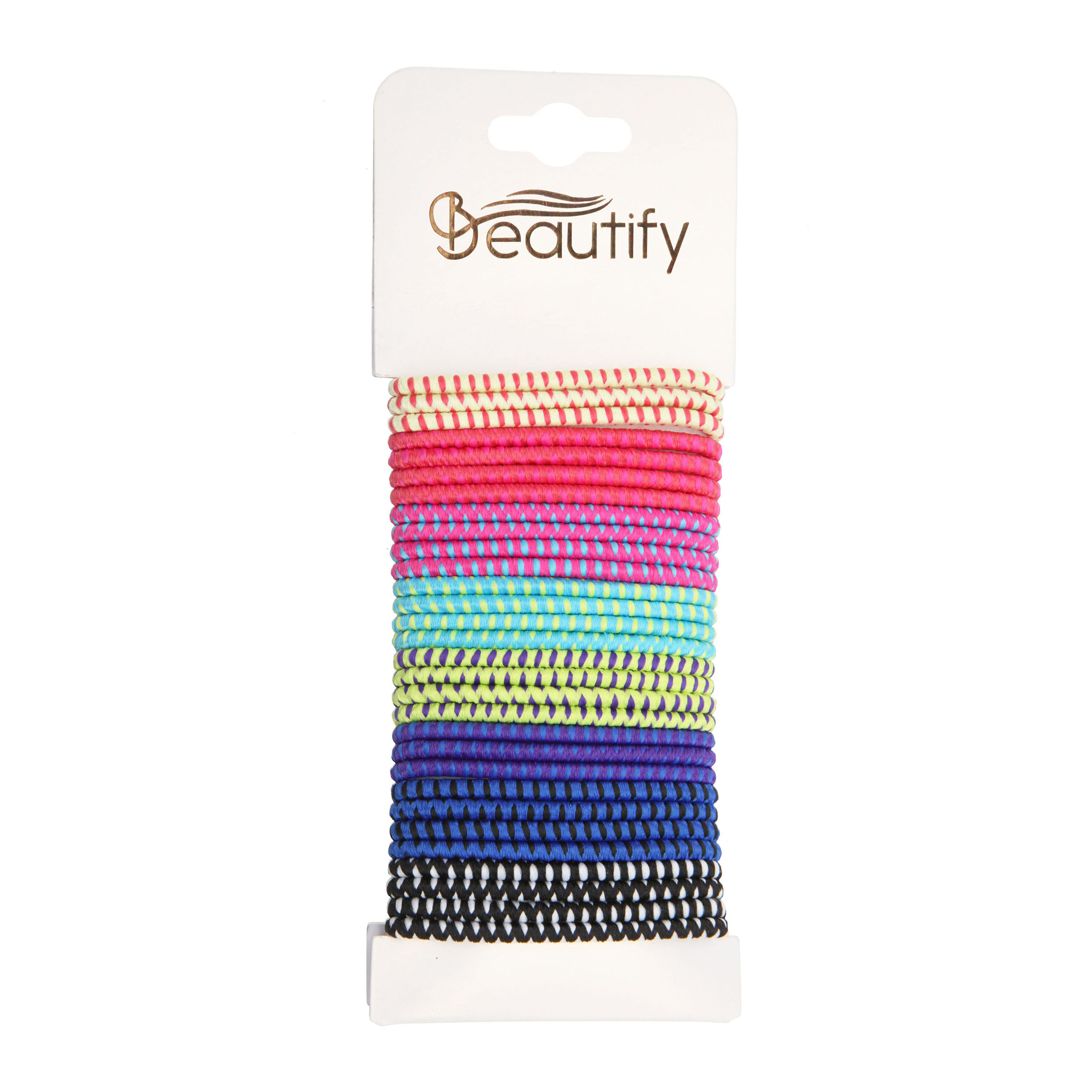 30PC 2TONE ELASTICS