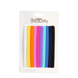 10PC NYLON TERRY PONYTAILER