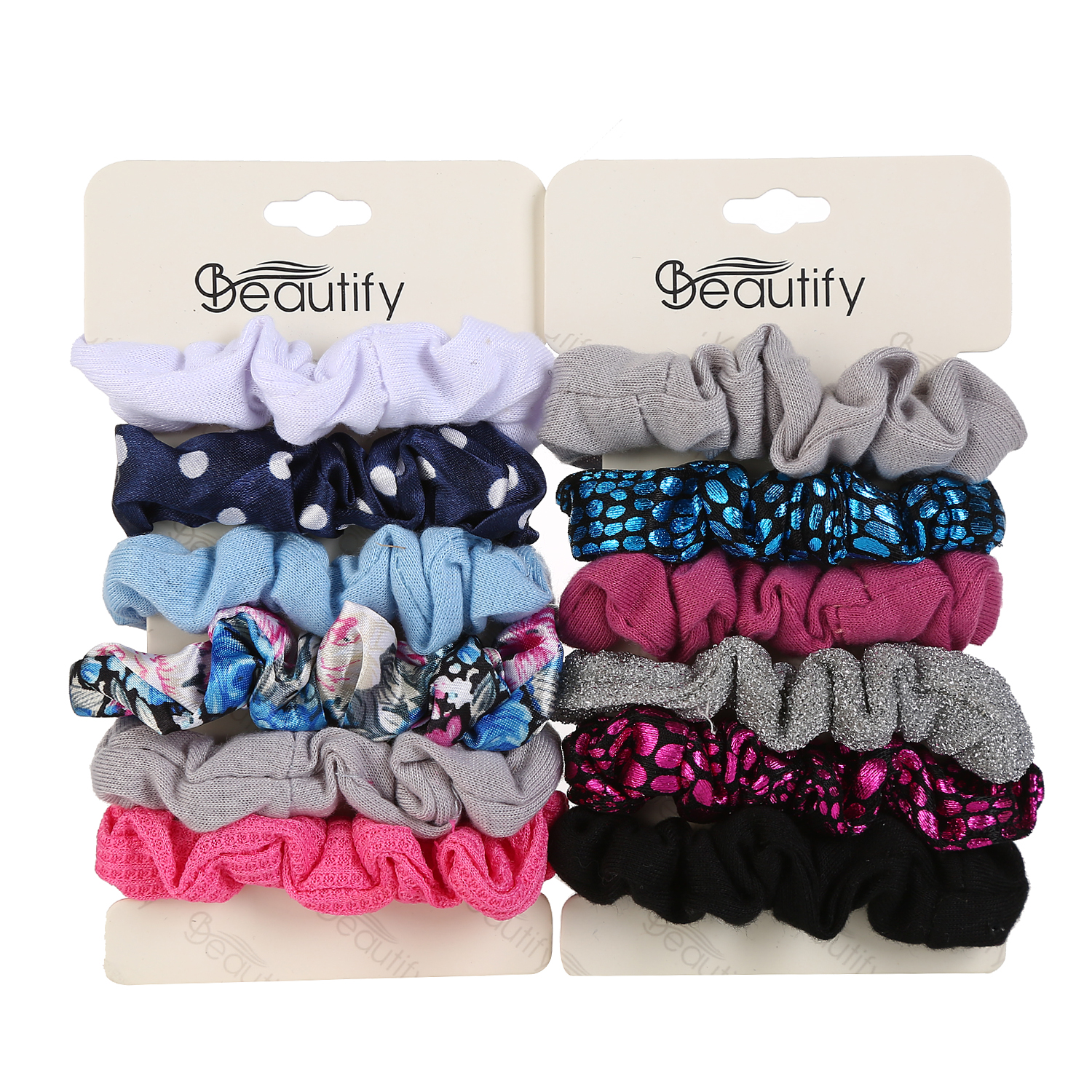 6 pc scrunchies