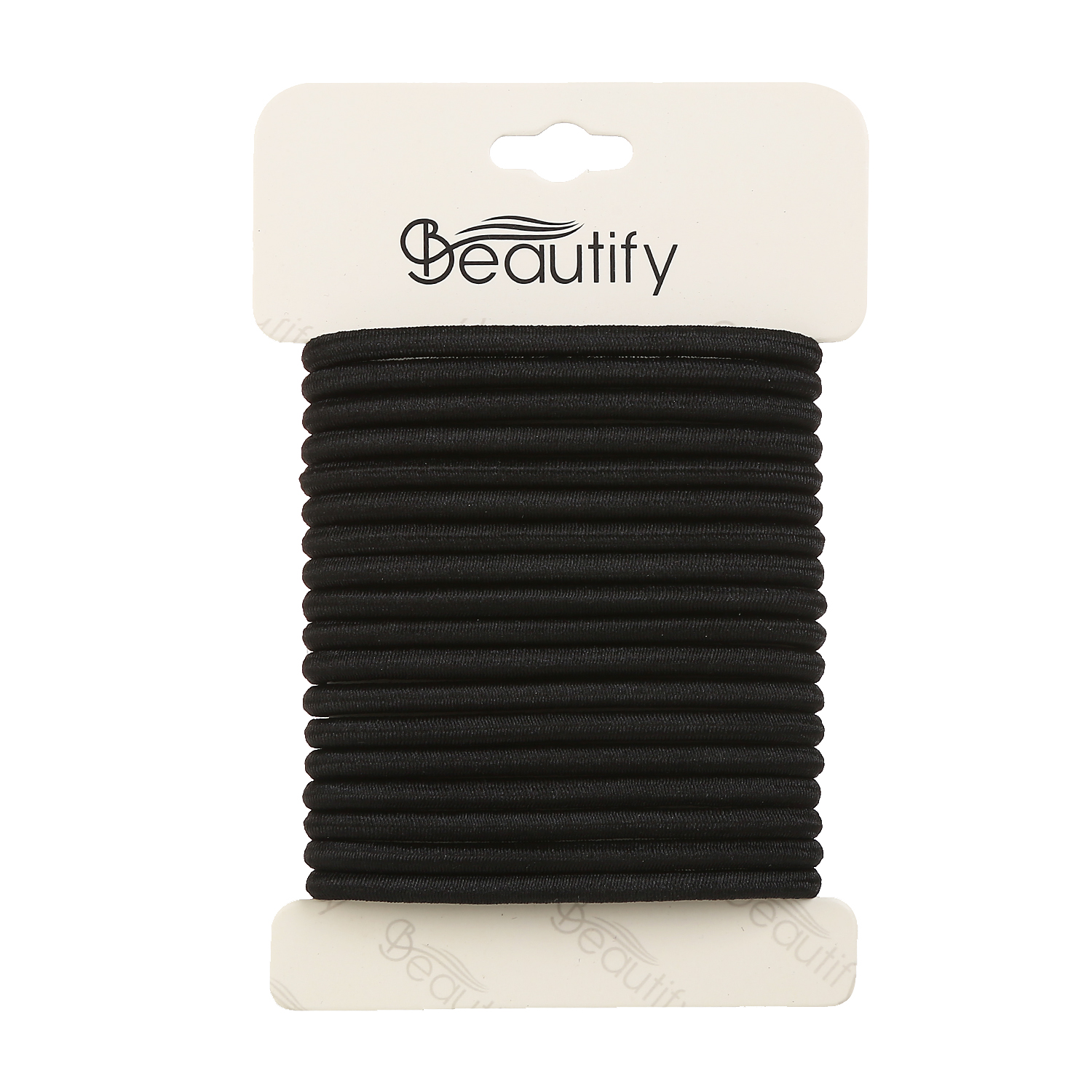 EXPRESSION 18 PC BLACK ROUND ELASTIC