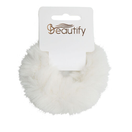 korean fuzzy plush scrunchies - Image 3