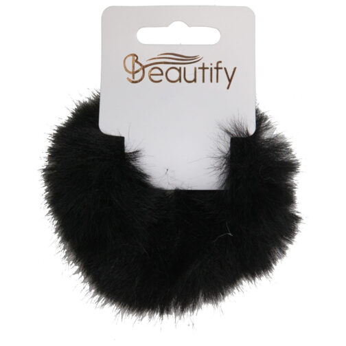 korean fuzzy plush scrunchies - Image 4