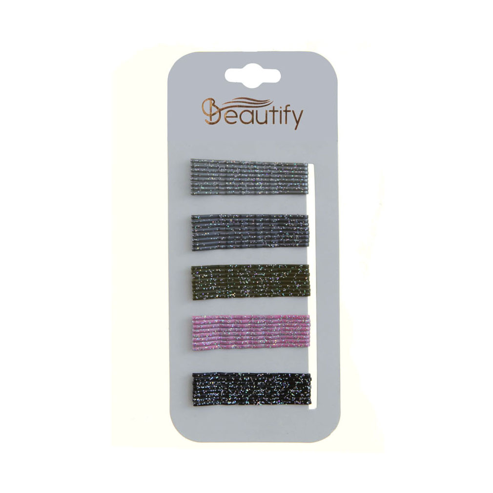 40 PC BOBBYPINS WITH SHIMMER