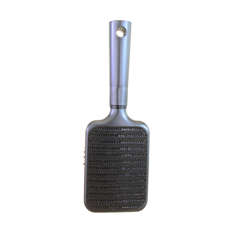 1PC SHINY PADDLE BRUSH WITH STONE