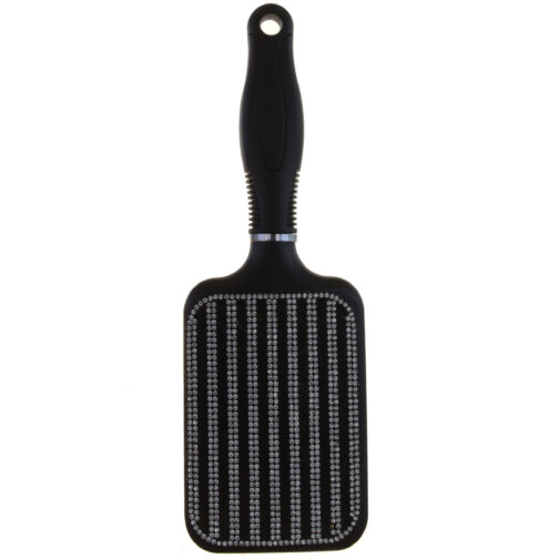 1PC SHINY PADDLE BRUSH WITH STONE - Image 6