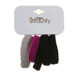 5PC LONG BRAIDED TERRY PONYHOLDERS