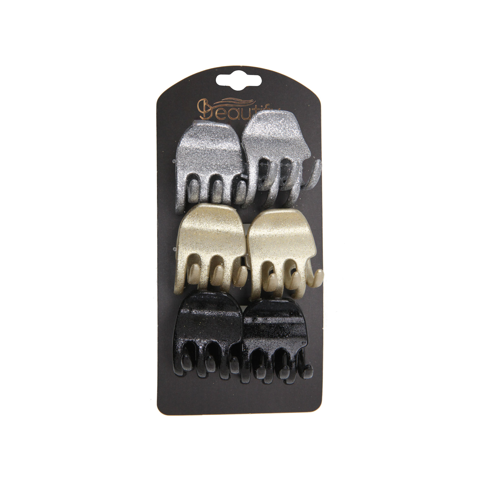 6PC ASSORTED CLAWS CLIPS