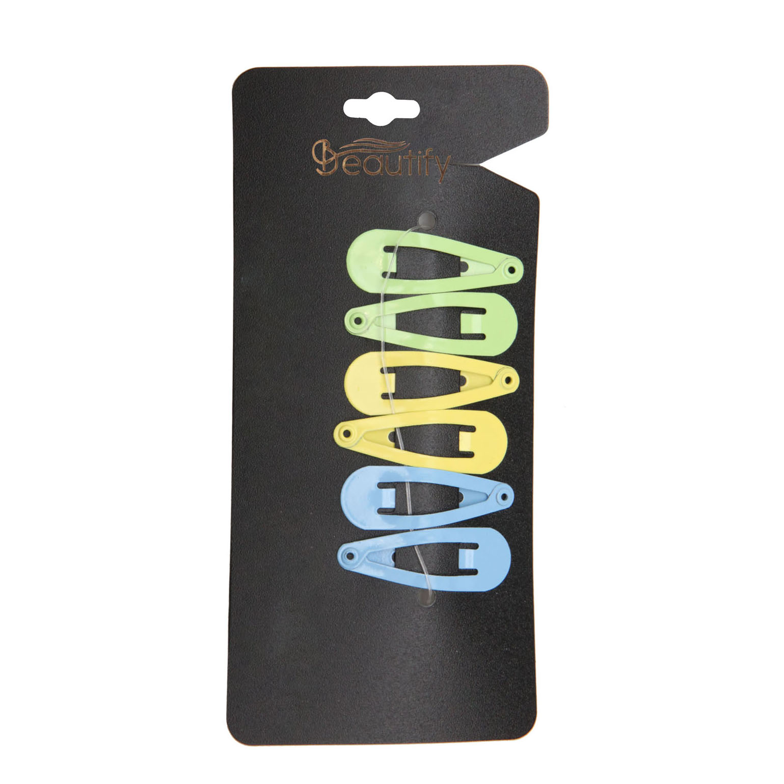 6PC COLORFUL SNAP CLIPS