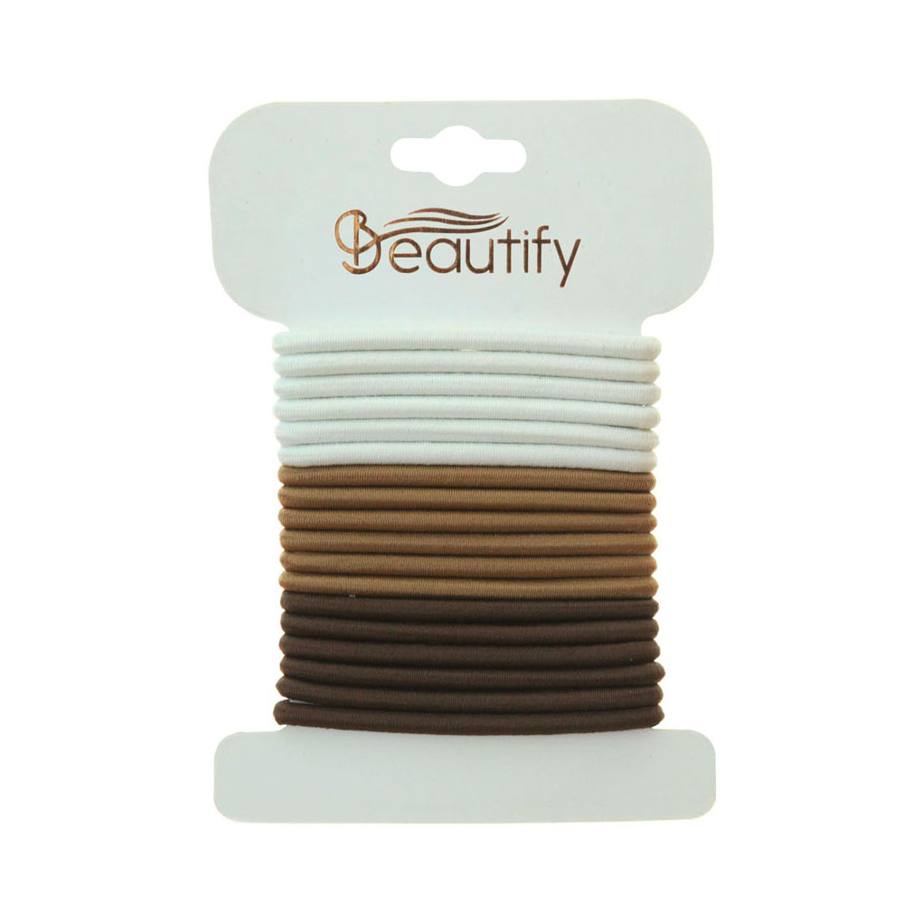 18PC ASSORTED CLASP-FREE ELASTICS