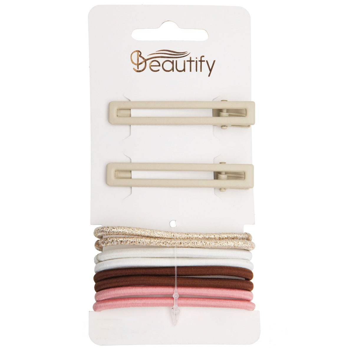 CLIPS AND ELASTICS SET- 10 PCS