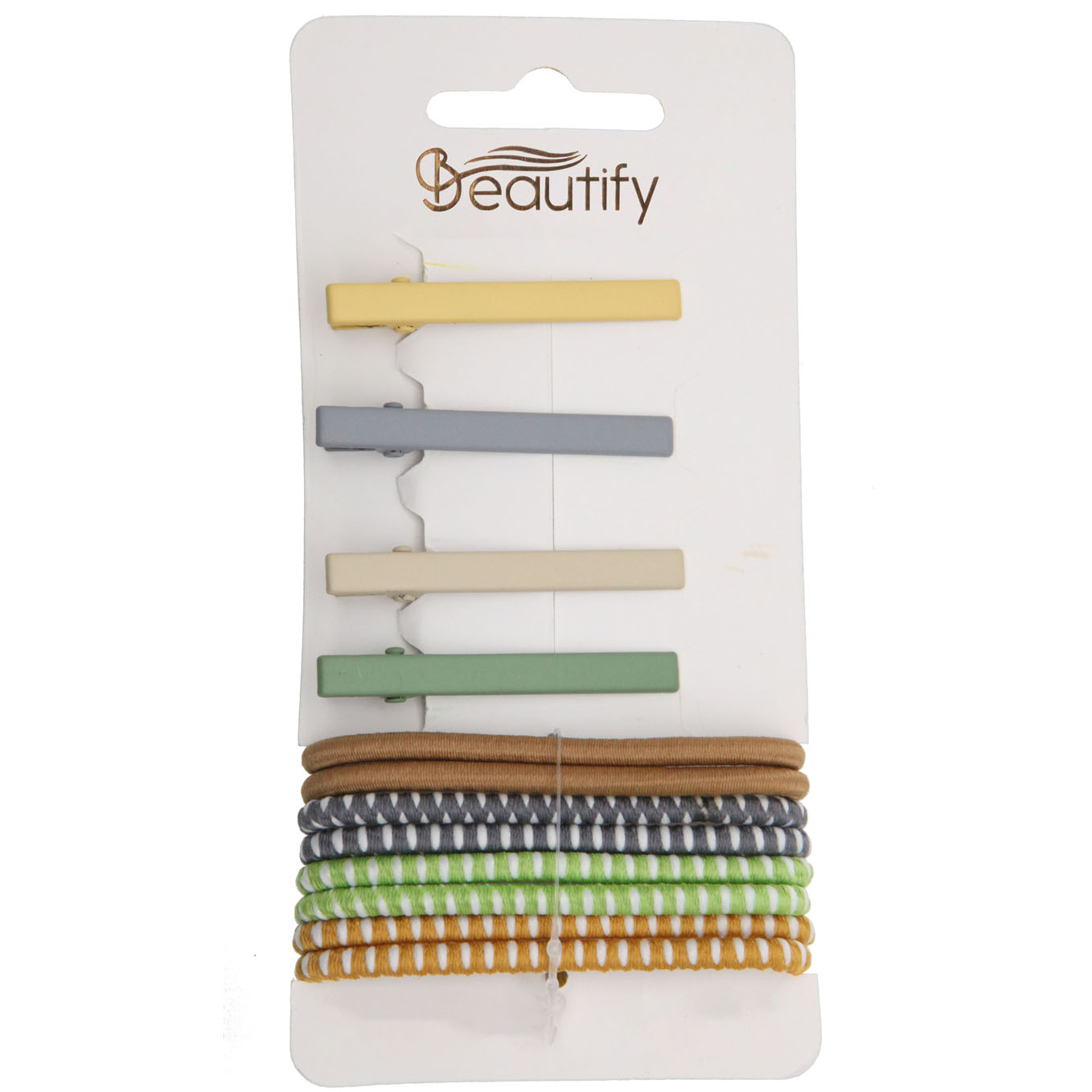 CLIPS AND ELASTICS SET- 12 PCS